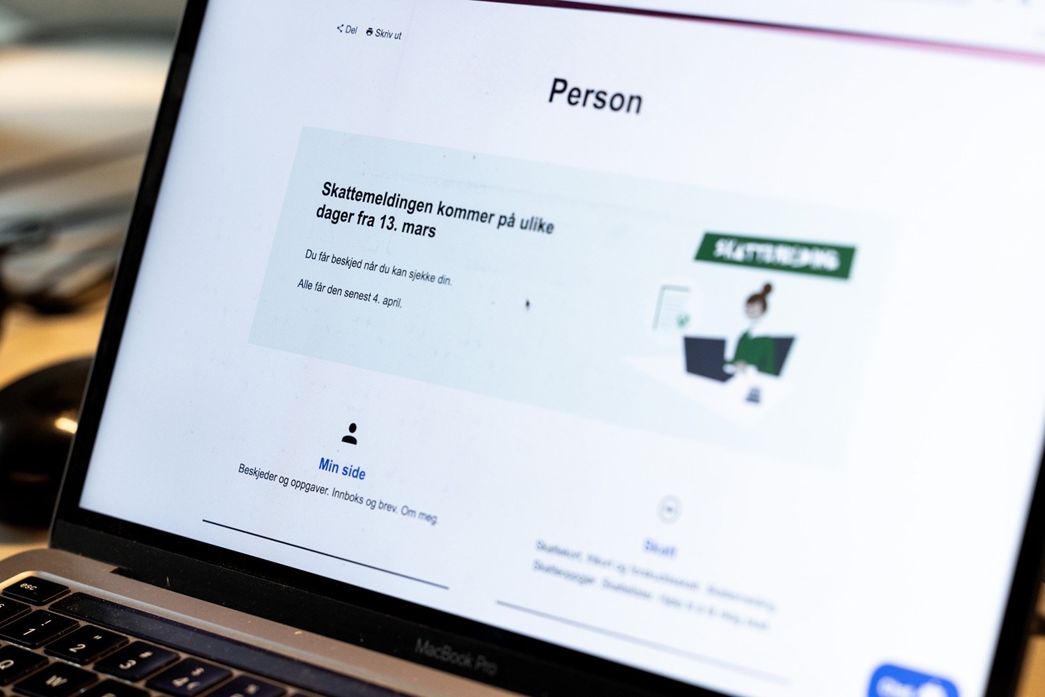 Nettsiden skal ha hatt samme utfordring som de offisielle nettsidene til Skatteetaten.