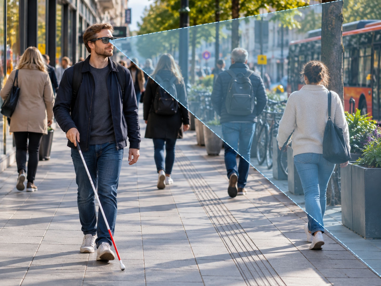 Slik blir hverdagen enklere for blinde med KI-briller