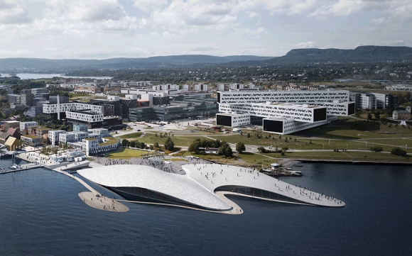 Selvaag ønsker å bygge et akvarium på mer enn 10 000 kvadratmeter ved Sjøflyhavna på Fornebu.