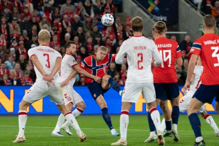 Norge og Haaland med historisk seier over Danmark: – For et monster