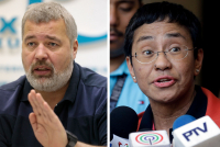 Journalistene Dmitrij Muratov og Maria Ressa er tildelt Nobels fredspris for 2021.