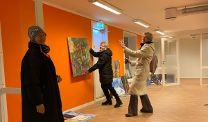 Ringkunstnerne med juleutstilling