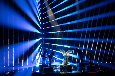 Tix under den andre sceneprøven i Rotterdam Ahoy.