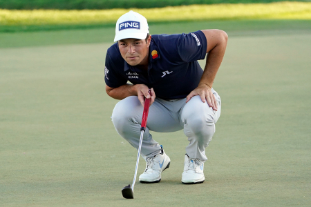 Viktor Hovland kan skrive skandinavisk golfhistorie hvis han får full klaff gjennom helgen.