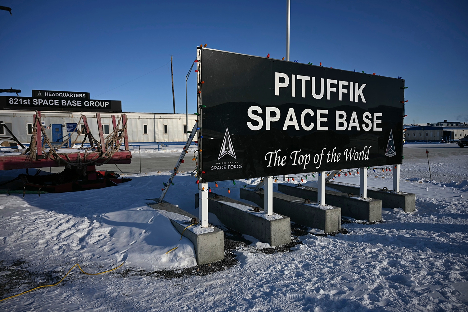 Pituffik Space Base på Grønland.
