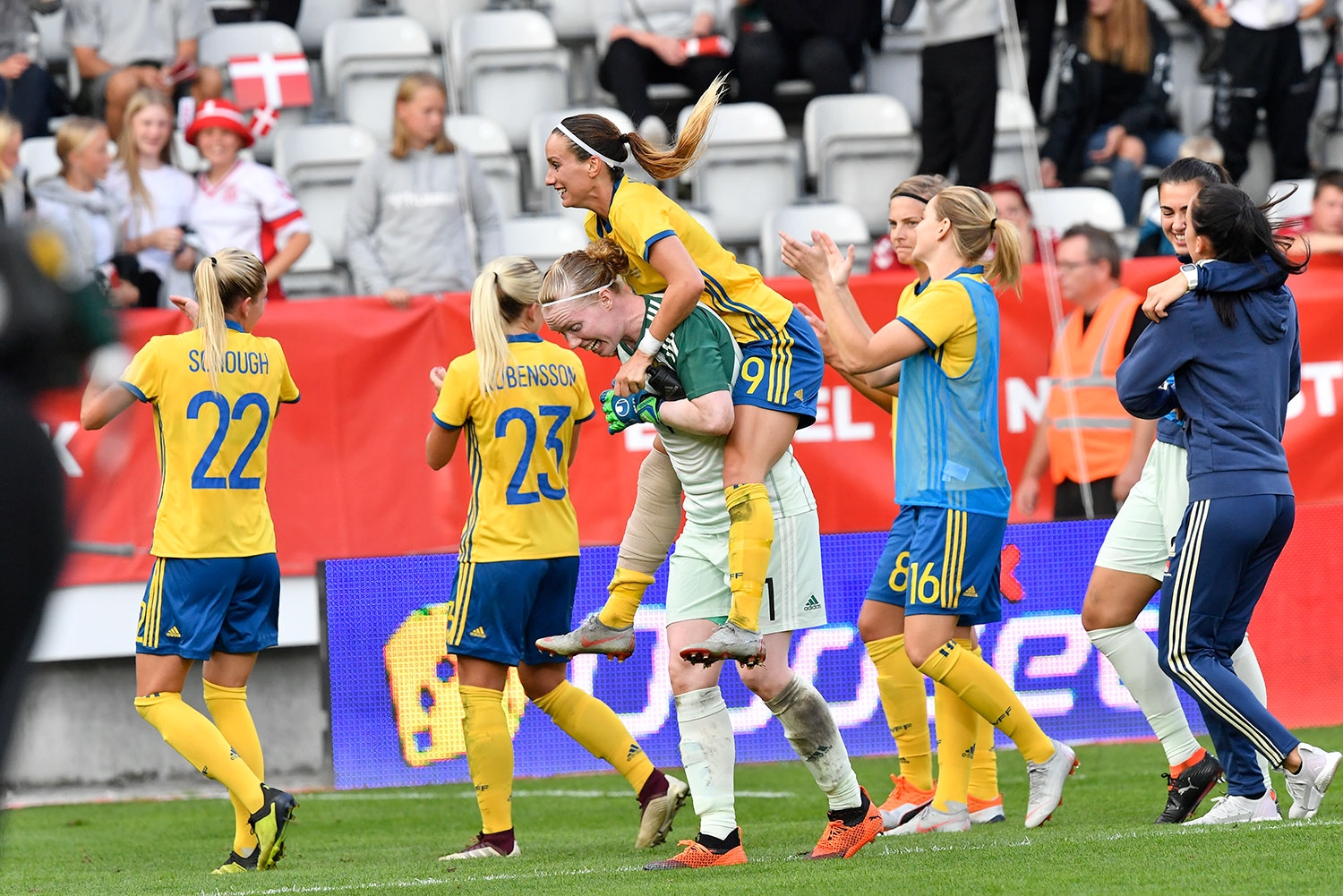 Det svenske landslaget i fotball for kvinner tjener mindre enn mennene. Det bryter ikke loven, slår diskrimineringsombudet fast.