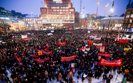 I fjor gikk drøyt 12.000 i 8. mars-tog i Oslo. I år venter arrangørene at det kommer langt flere på grunn av abortstriden. 