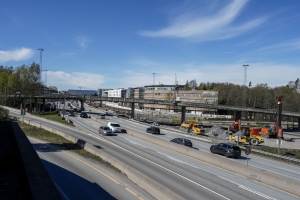 Forsinkelser på E18 i Bærum fremover